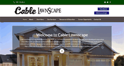 Desktop Screenshot of cablelawnscape.com